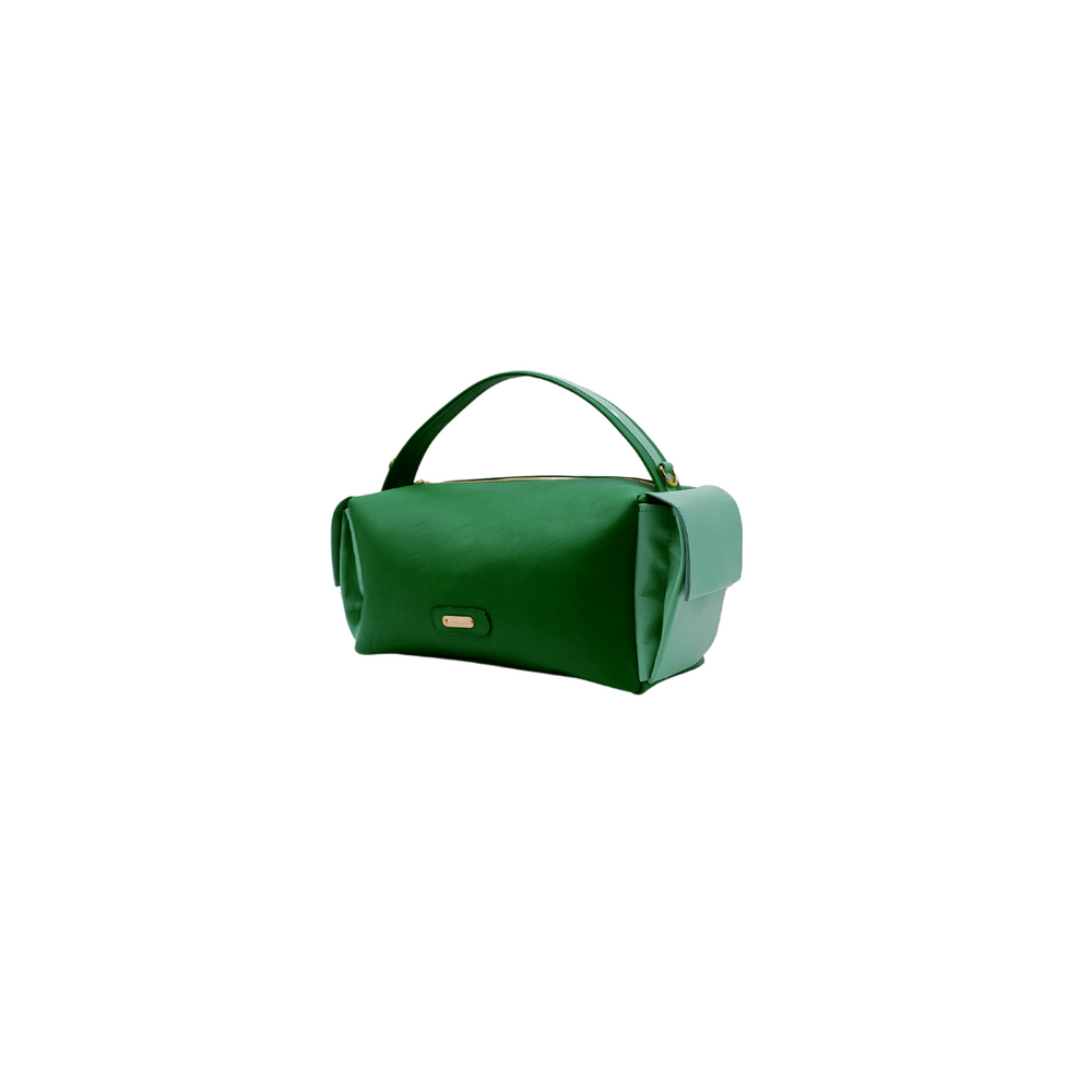 
                      
                        Borsa in pelle BOLOGNINA verde
                      
                    