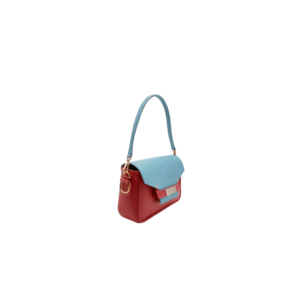 
                      
                        Borsa in pelle KARON Turquoise orange
                      
                    