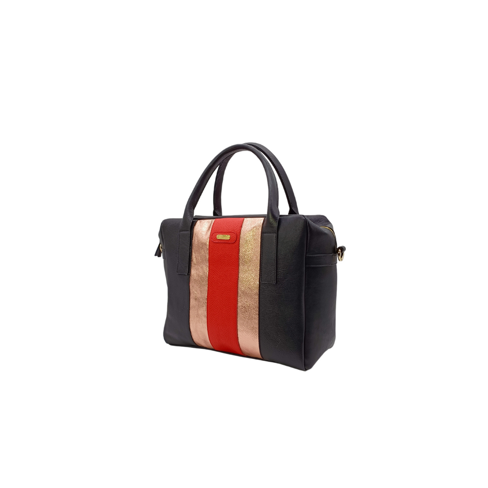 
                      
                        Borsa in pelle GIULIA GERANIO BLACK- CAPSULE NEXT
                      
                    