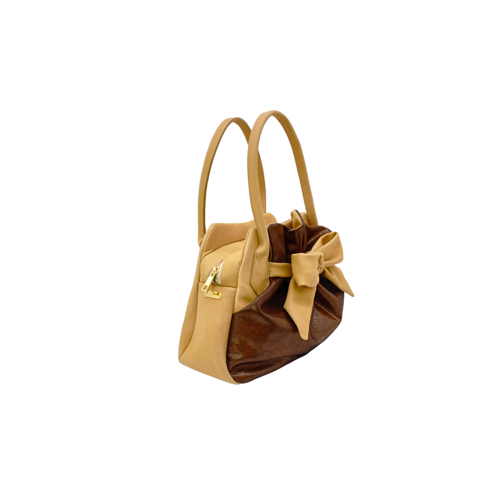 
                      
                        Borsa in pelle ROXY ambra
                      
                    