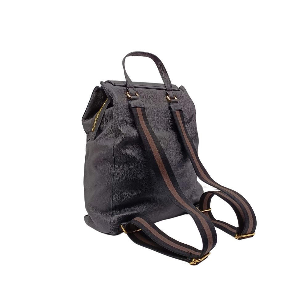 
                      
                        Zaino in pelle BRANDO nero e oro
                      
                    
