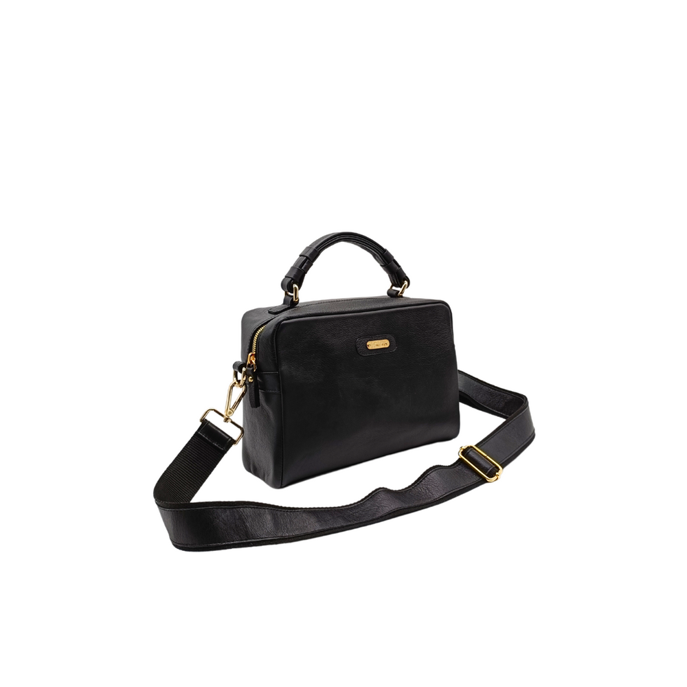 Borsa in pelle GRACE total black