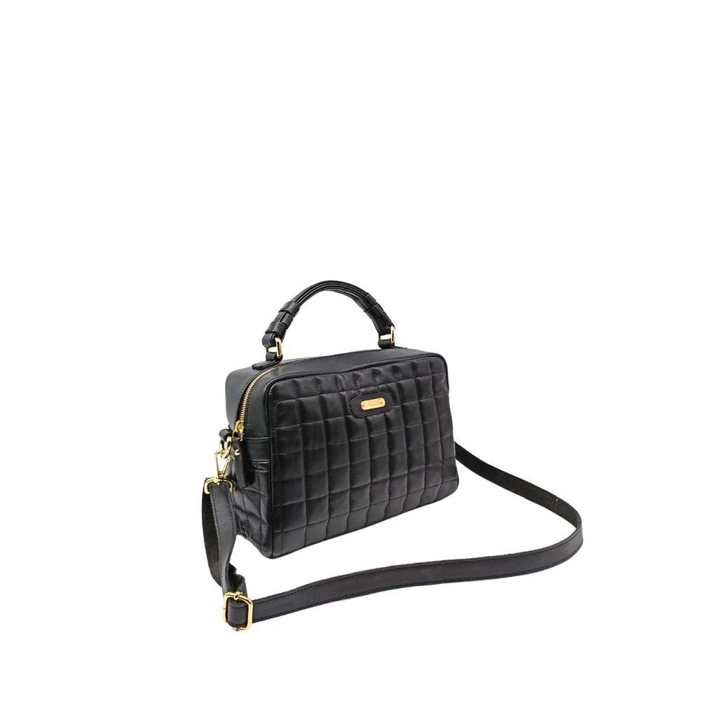 Borsa in pelle GRACE Couture Nero