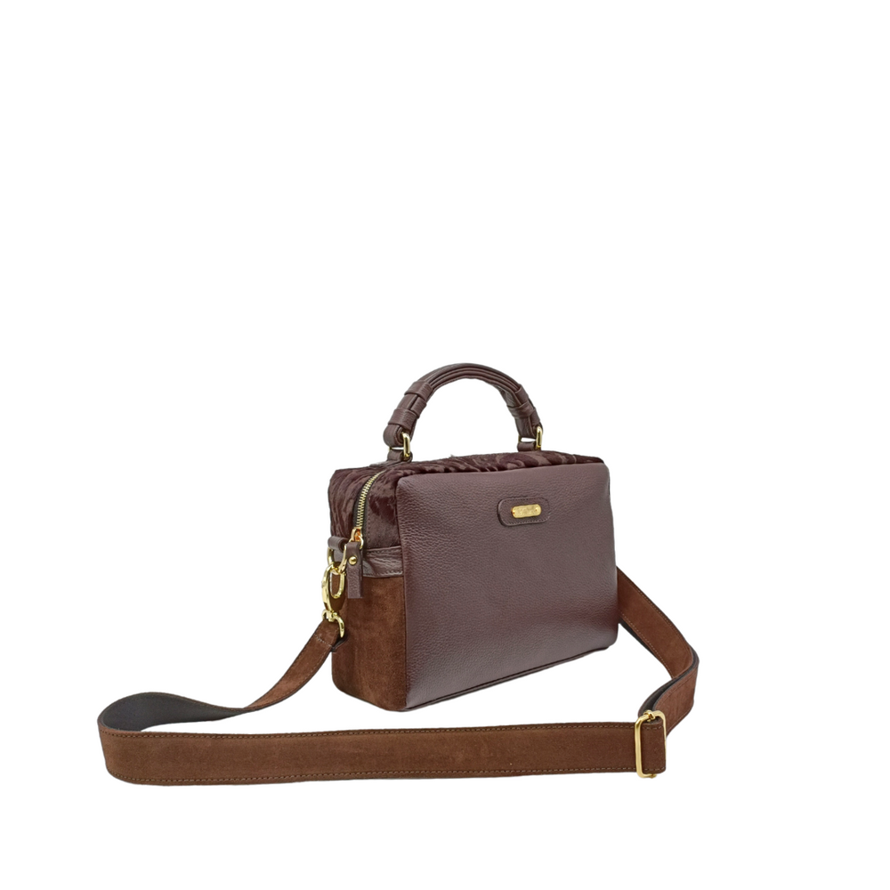 Borsa in pelle GRACE LIMITED EDITION moka