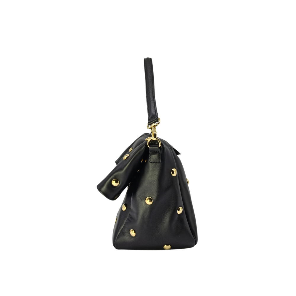 
                      
                        Borsa in pelle LUCREZIA Borchie Nero
                      
                    