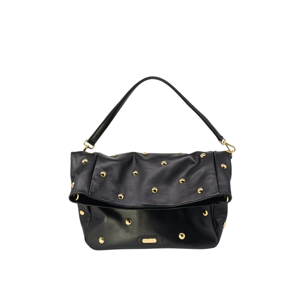 
                      
                        Borsa in pelle LUCREZIA Borchie Nero
                      
                    