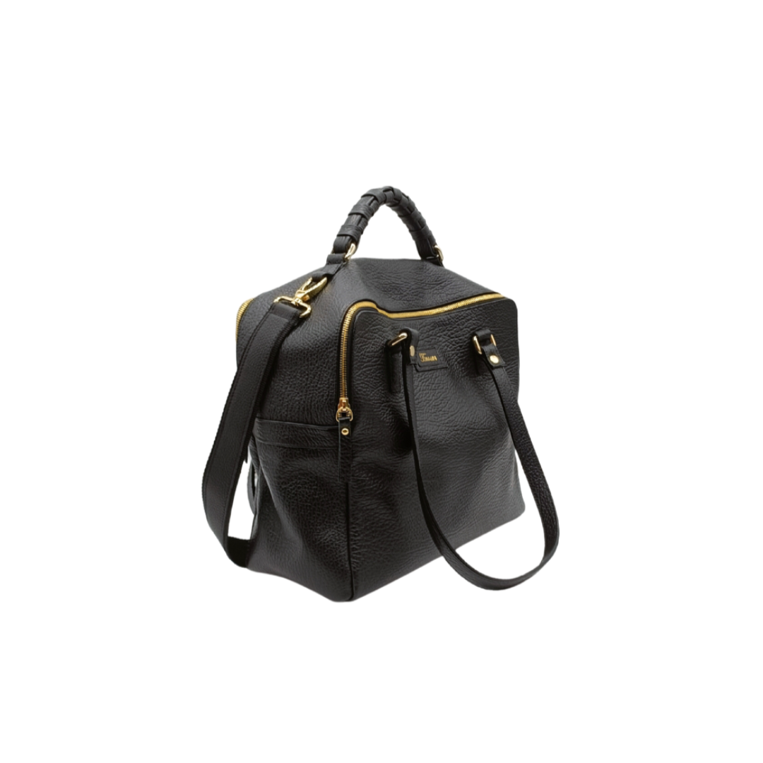 Borsa in pelle MARY total black