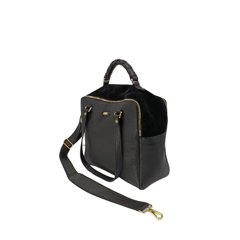 Borsa in pelle MARY nero