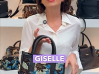
                      
                        Carica e riproduci il video nel visualizzatore della galleria, Borsa in pelle GISELLE Yoko
                      
                    