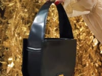 Borsa in pelle MATI nero