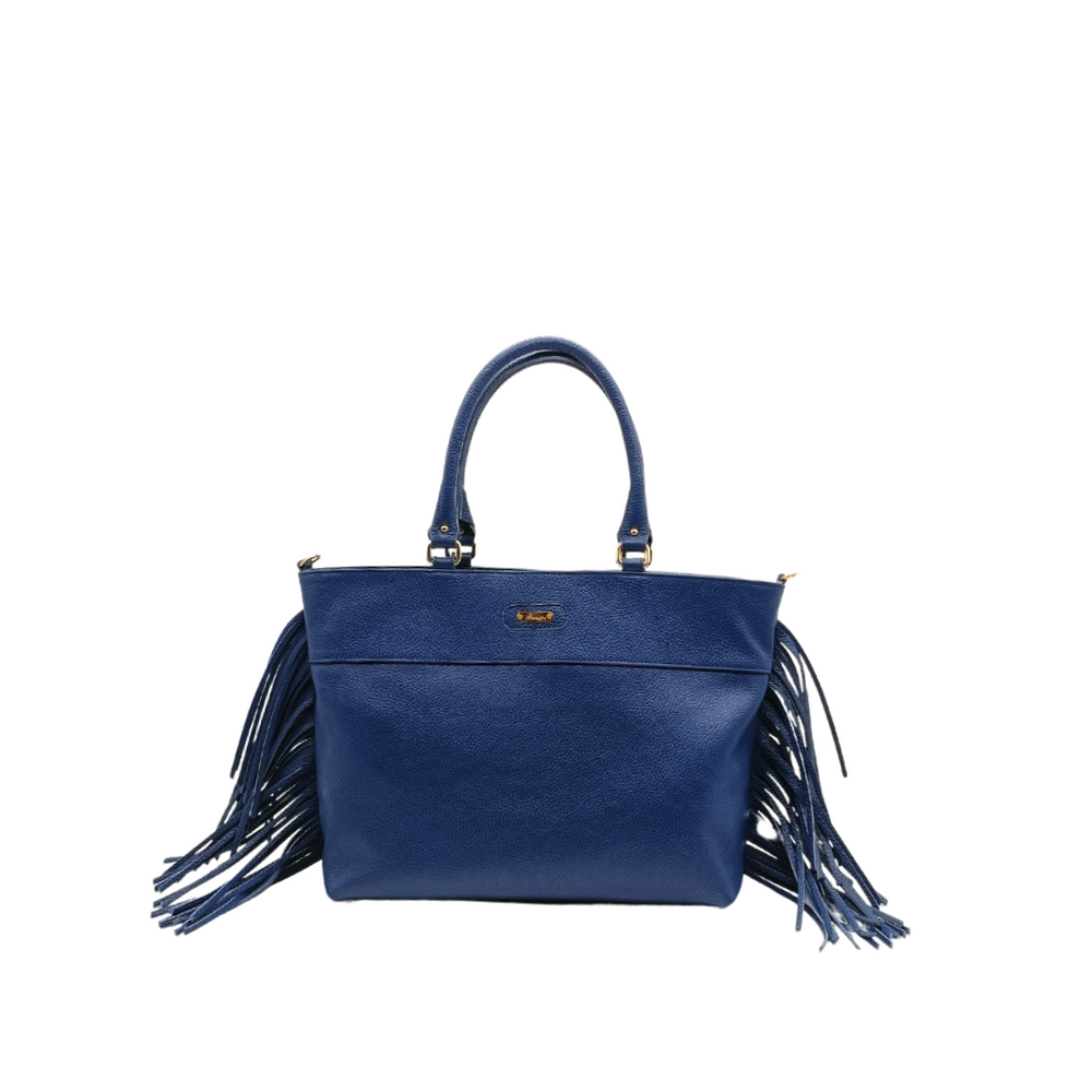 Borsa in pelle TERRY blu