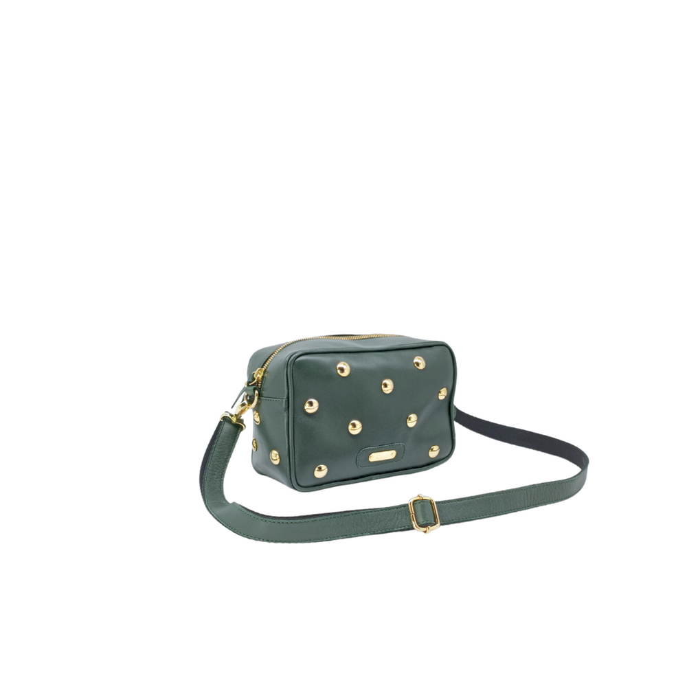 Borsa in pelle TINA Borchie Forest