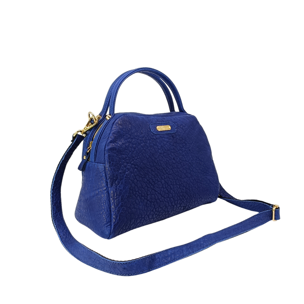 Borsa in pelle ZEA Bluette