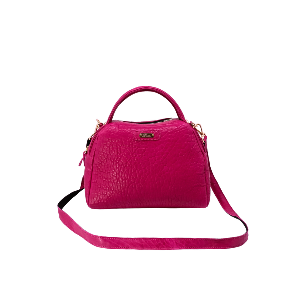 Borsa in pelle ZEA Fucsia