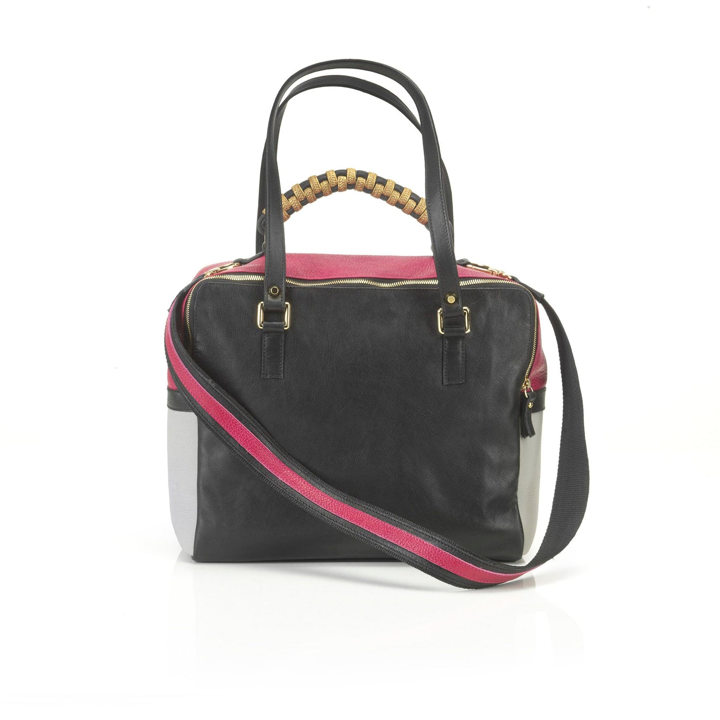 Borsa in pelle MARY fucsia