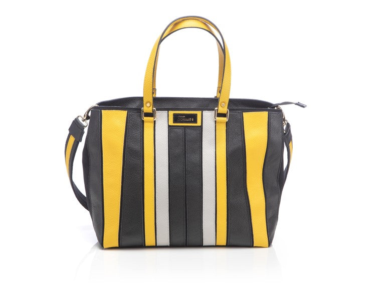 Borsa in pelle PAOLA giallo - CAPSULE NEXT