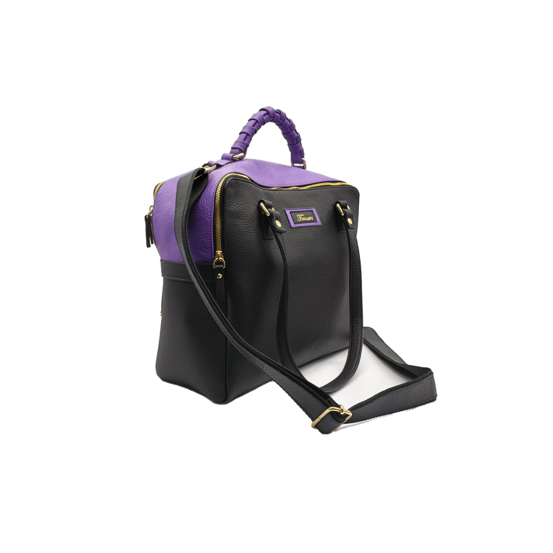 Borsa in pelle MARY viola