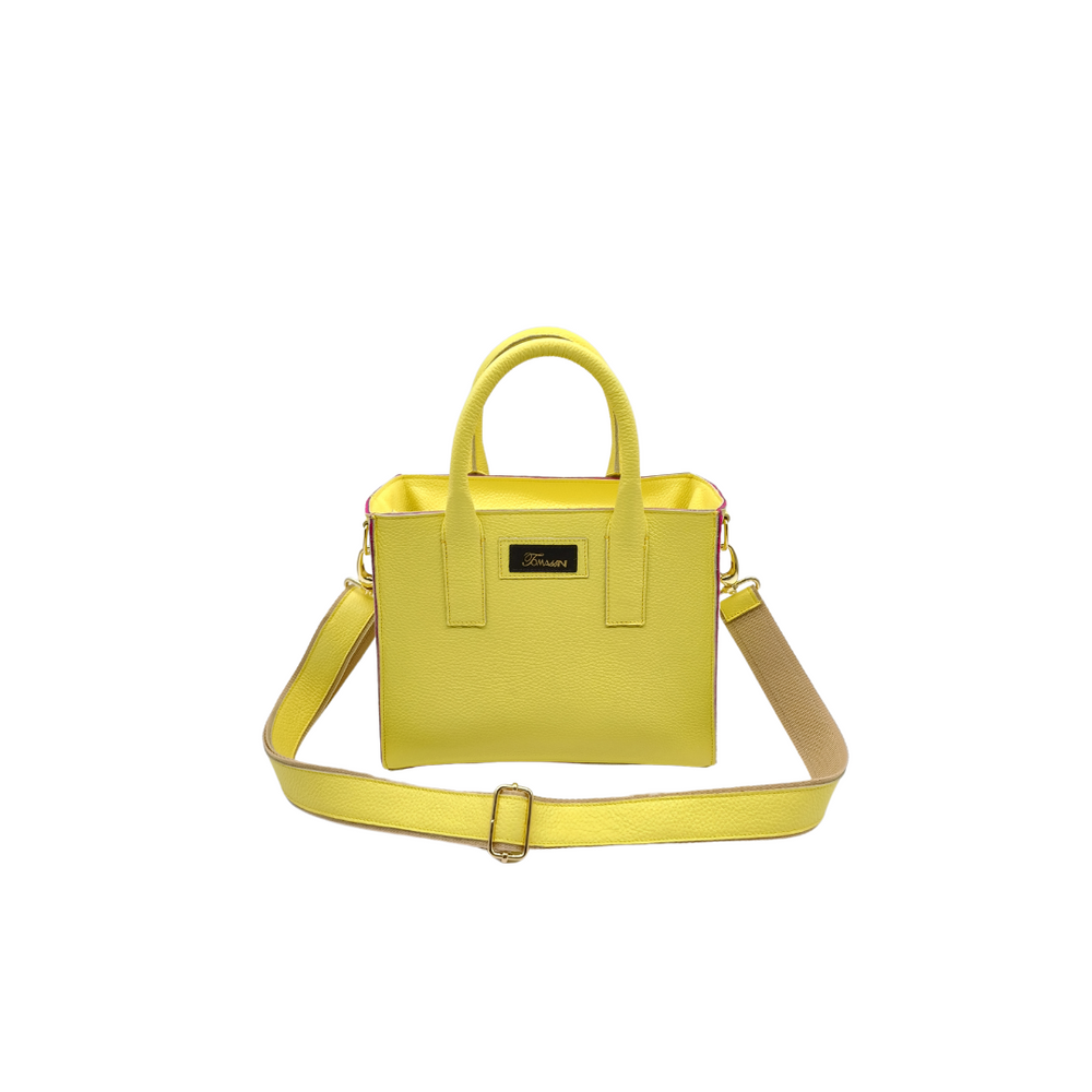 Borsa in pelle GINEVRA lime