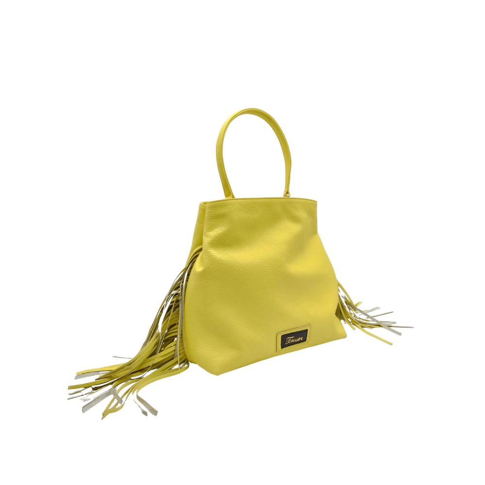 Borsa in pelle EMMA lime