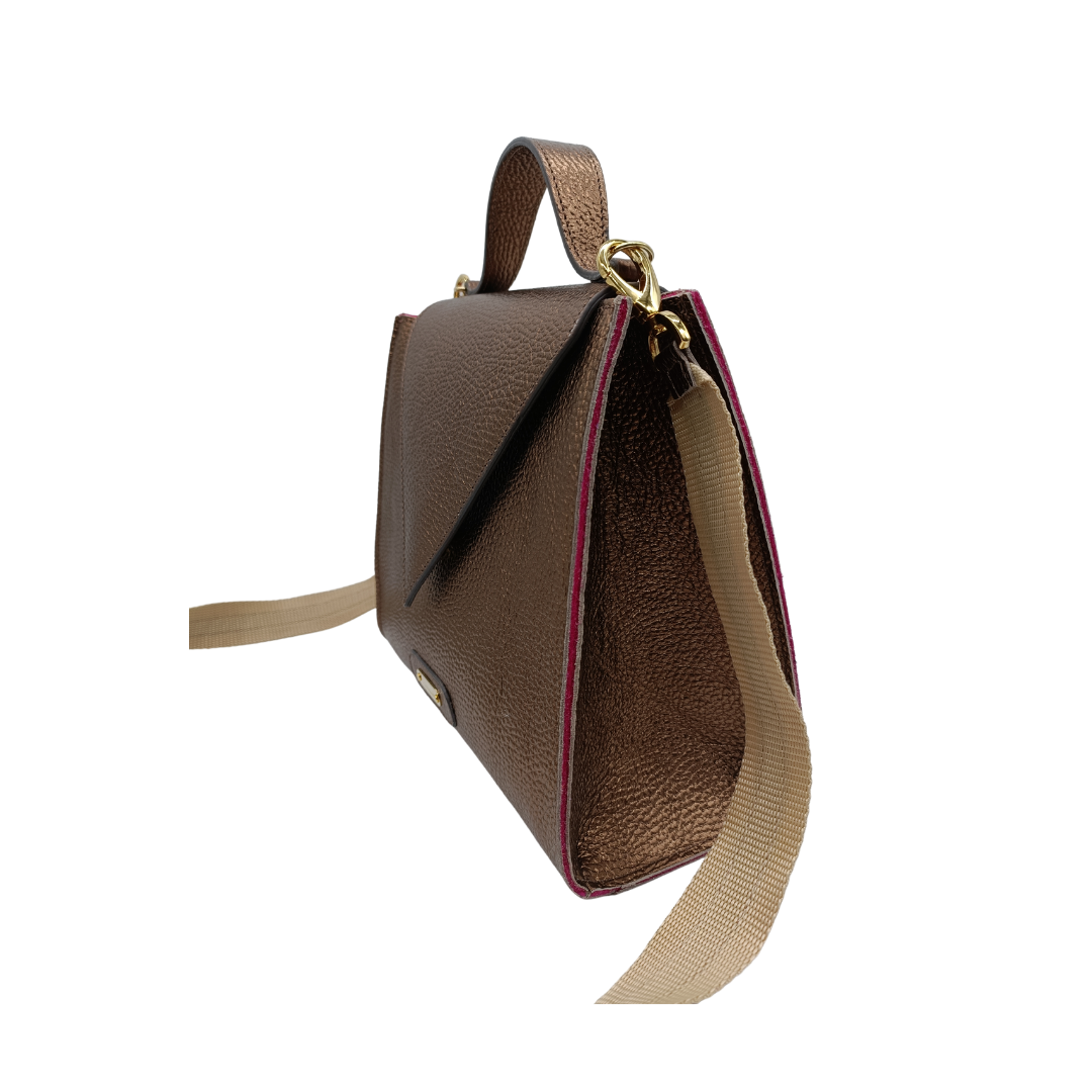 Borsa in pelle MARTI bronzo