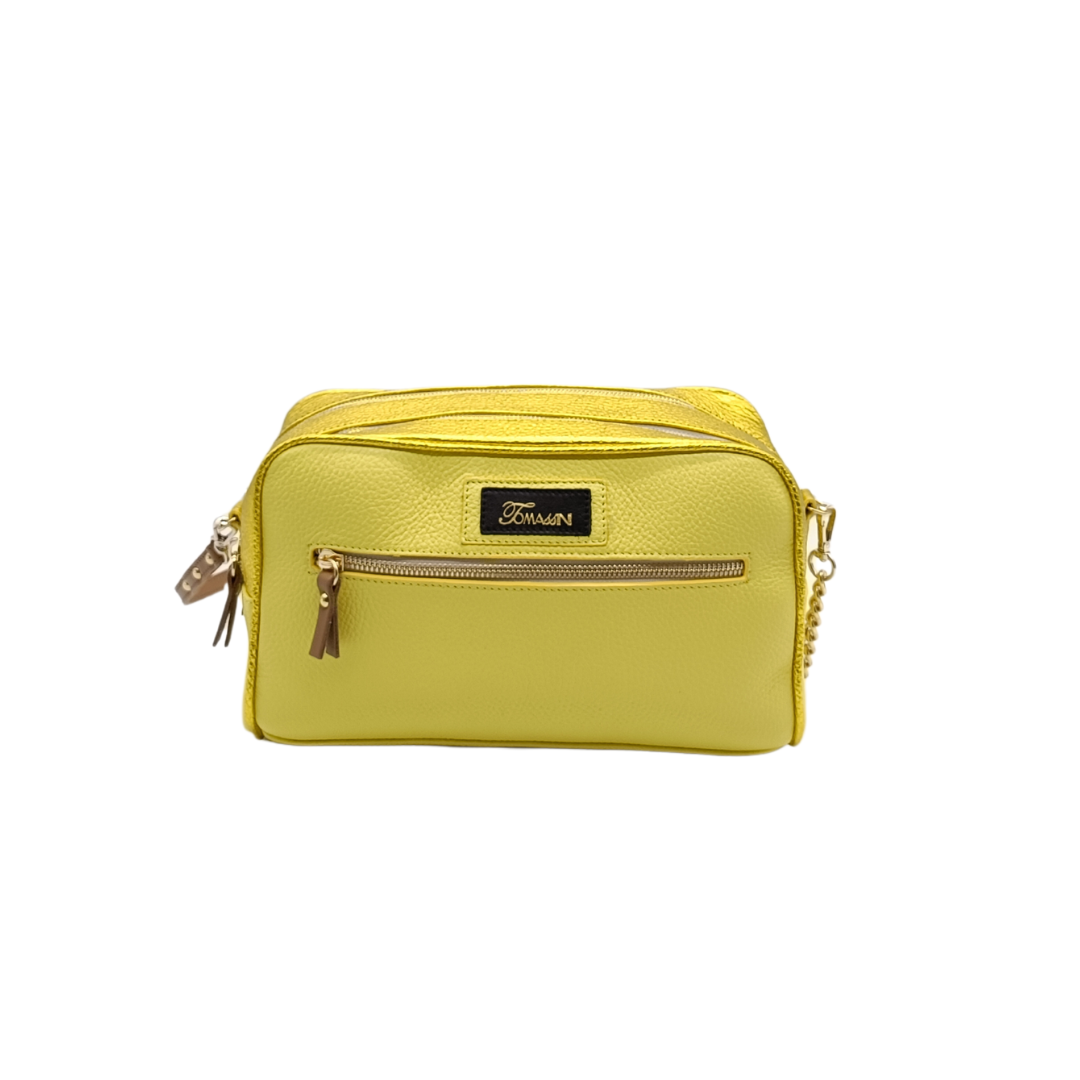 Borsa in pelle LETIZIA lime