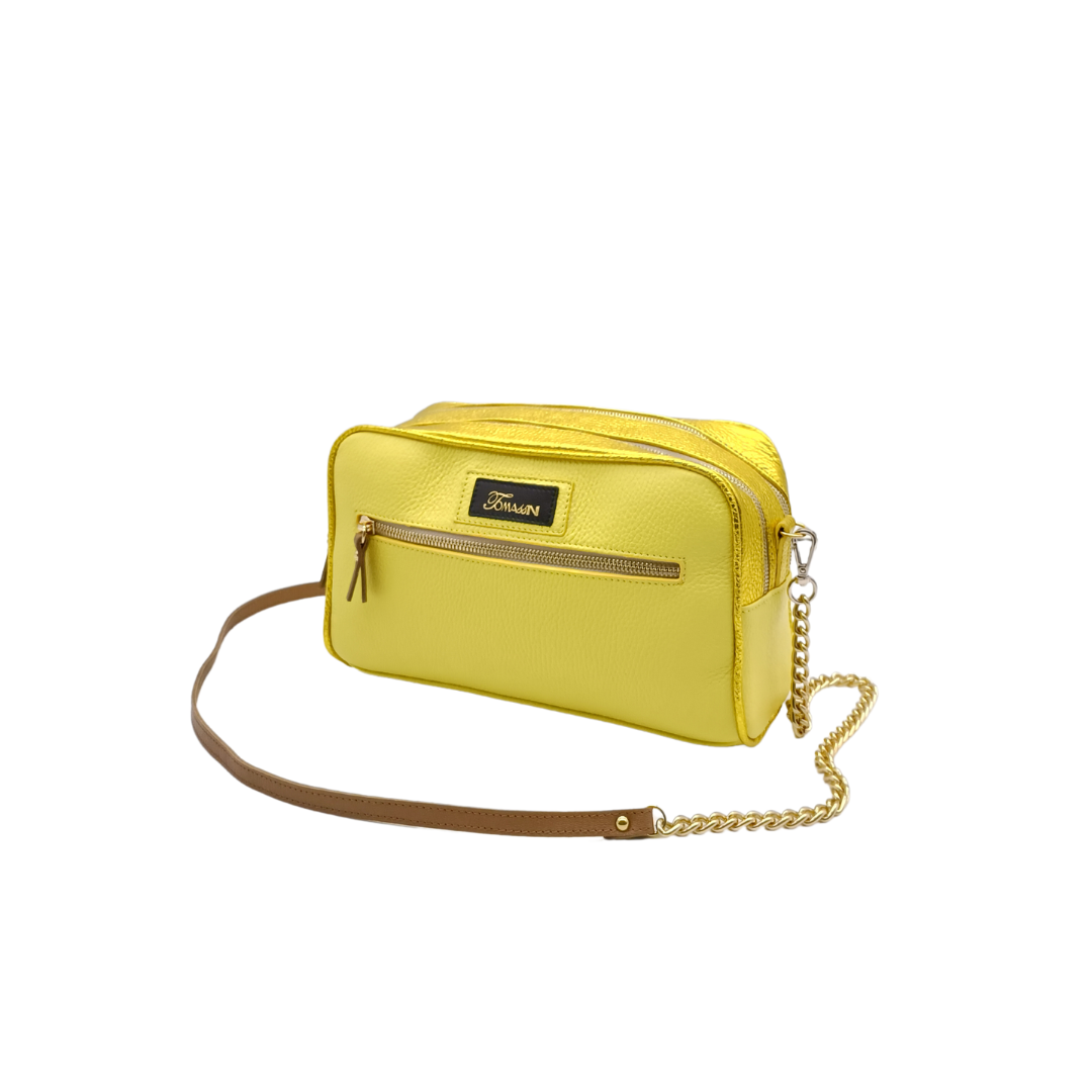 Borsa in pelle LETIZIA lime