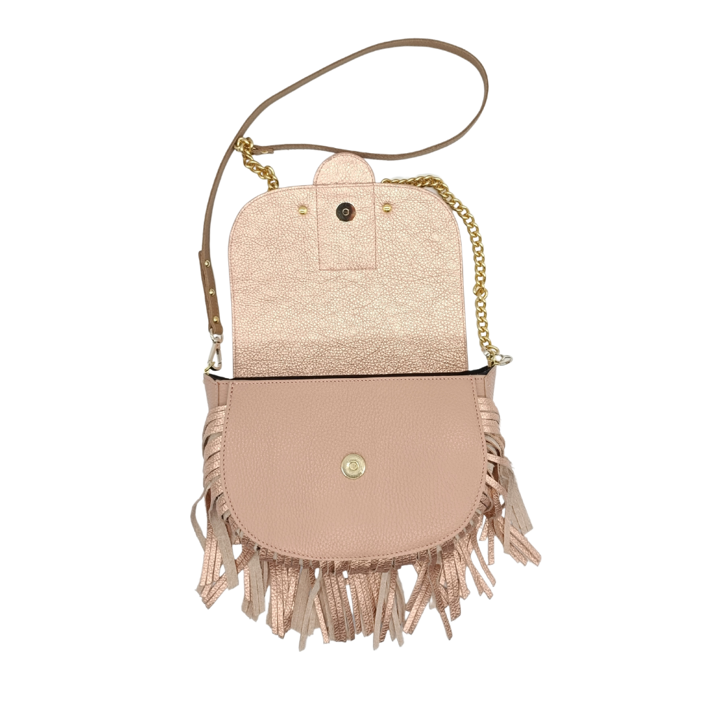 Borsa in pelle MIKY rosè