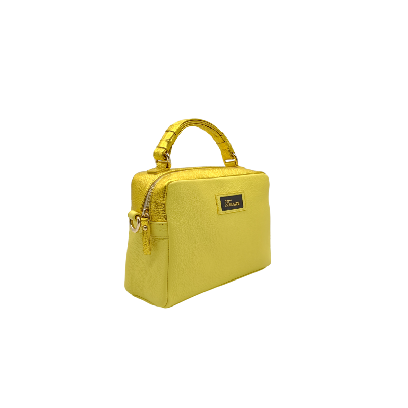 Borsa in pelle GRACE lime