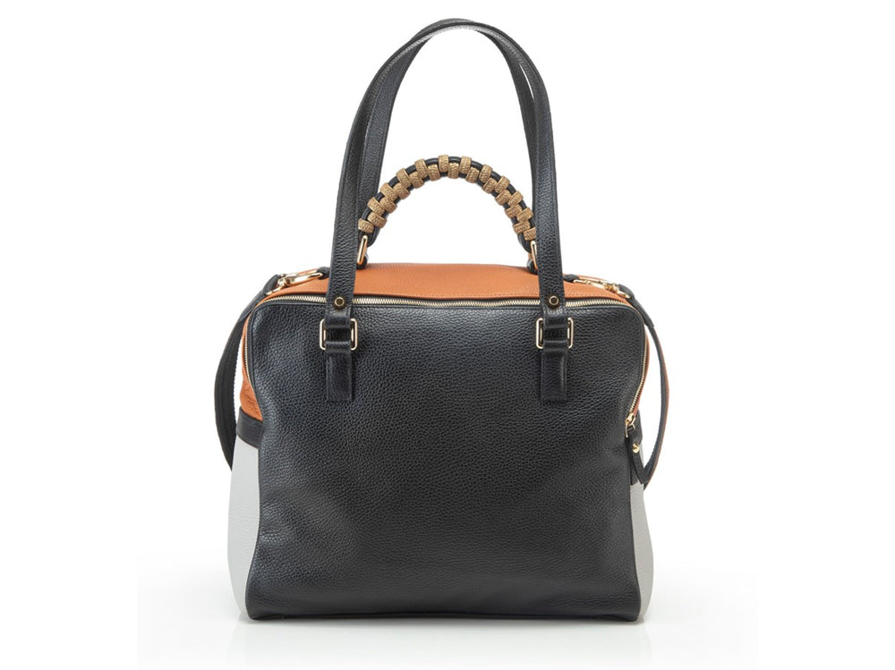 
                      
                        Borsa in pelle Mary cuoio dietro
                      
                    