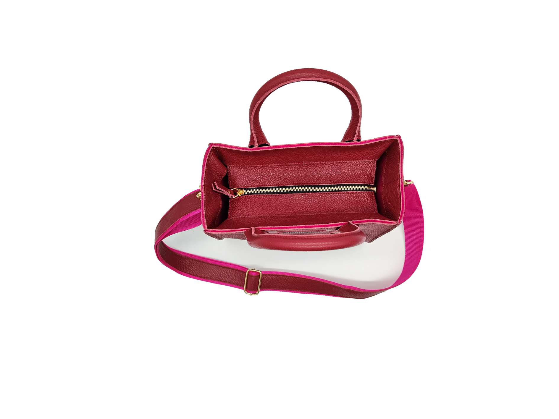 Borsa in pelle GINEVRA wine